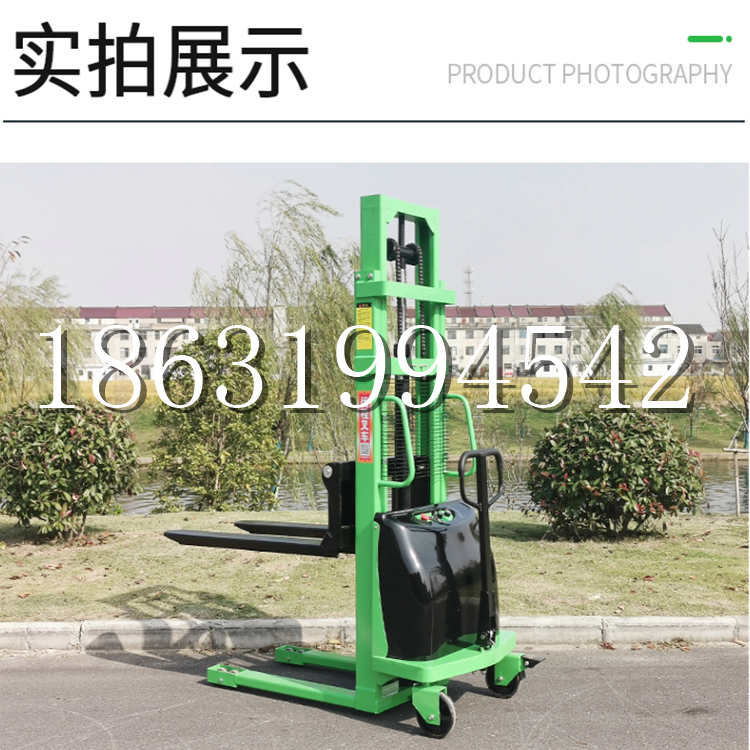 静海区电动叉车堆高车液压铲车电瓶1吨2吨站驾步行式小型全自动叉车